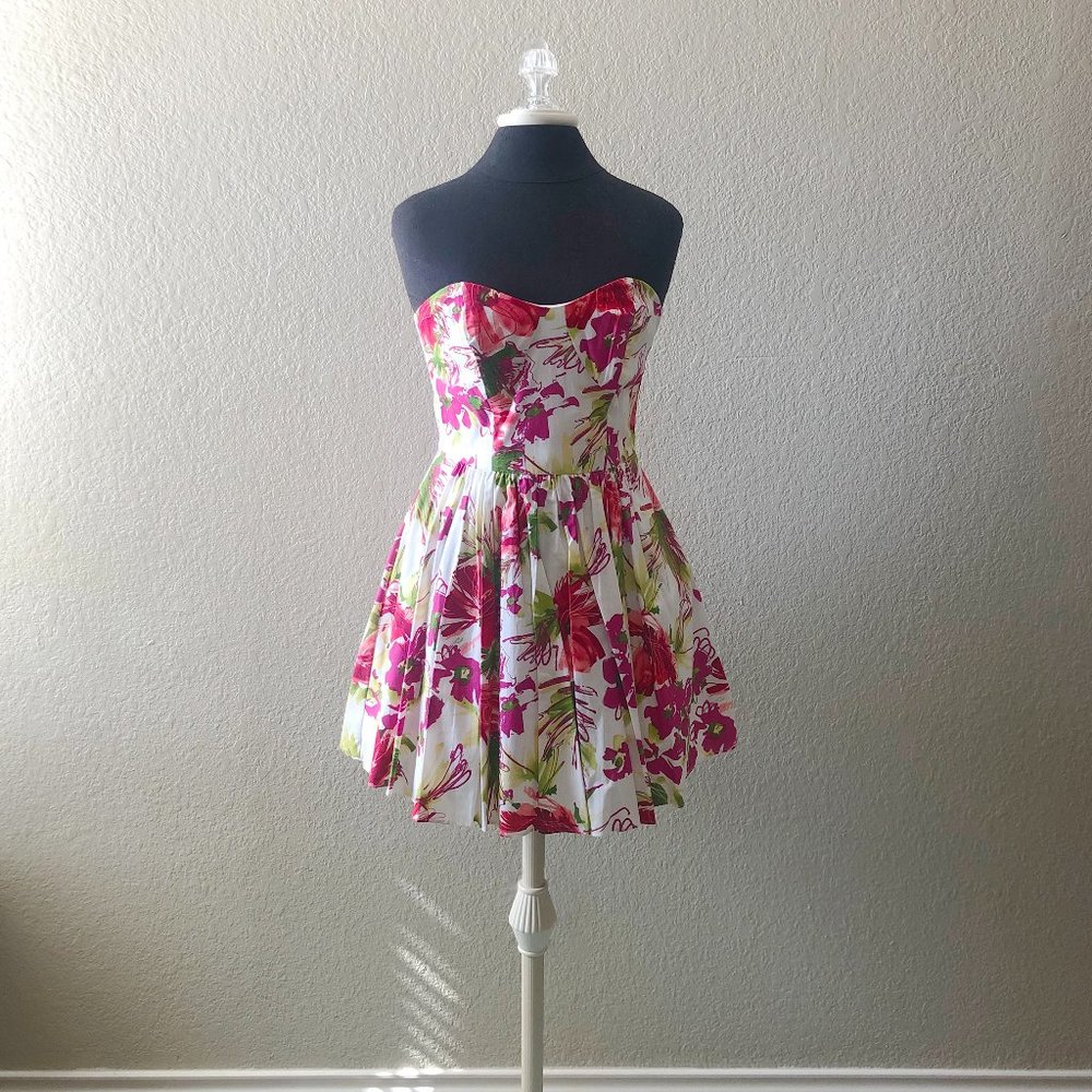 Allen B. by Allen Schwartz Semi-Formal Floral Mini Dress